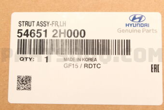 546512H000 STRUT ASSY-FR LH