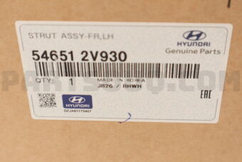 546512V930 STRUT ASSY-FR,LH