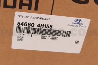 546604H155 "STRUT ASSY-FR,RH"