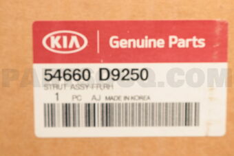54660D9250 STRUT ASSY-FR,RH