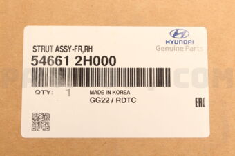 546612H000 STRUT ASSY-FR RH
