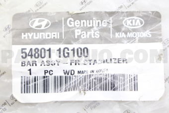 548011G100 BAR ASSY-FR STABILIZER