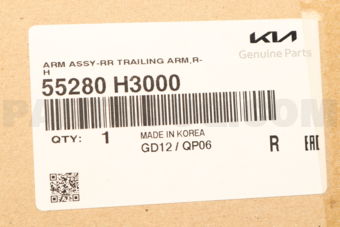 55280H3000 ARM ASSY-RR TRAILING