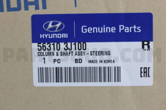 563103J100 COLUMN & SHAFT ASSY-STEERING