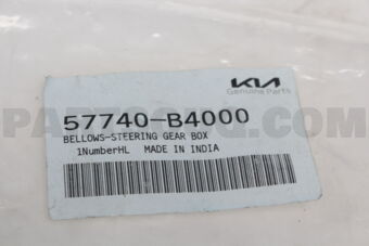 57740B4000 BELLOWS-STEERING GEAR BOX