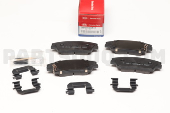 58101D3A11 PADKIT-FRONTDISCB