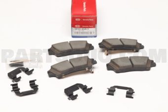58101D3A11 PADKIT-FRONTDISCB