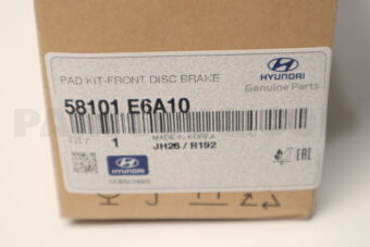 58101E6A10 PAD KIT-FRONT DISC BRAKE