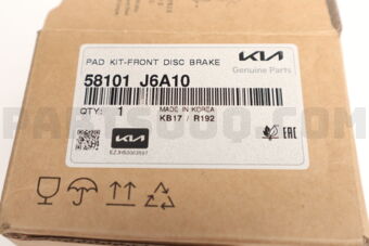 58101J6A10 PAD KIT-FRONT DISC BRAKE