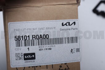58101R0A00 PAD KIT-FRONT DISC B