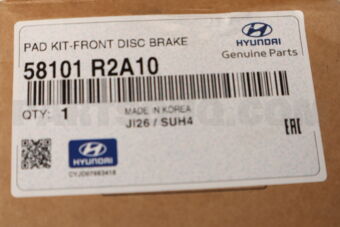 58101R2A10 PAD KIT-FRONT DISC BRAKE