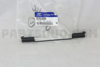 581865K900 SPRING-SHOE RETURN