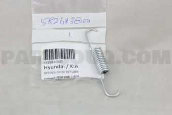 582683E000 SPRING-SHOE RETURN