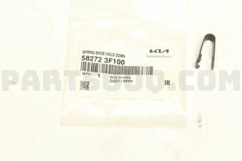 582723F100 SPRING-SHOE HOLD DOWN