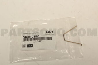 58288C5100 SPRING-PAD RETURN