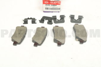 58302A4B50 PAD KIT-REAR DISC BRAKE