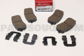 58302A9A10 PAD KIT-REAR DISC BR