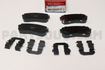 58302A9A10 PAD KIT-REAR DISC BR