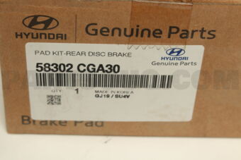 58302CGA30 Hyundai / KIA PAD KIT - REAR DISC BRAKE