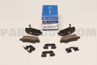 58302D3A00 PAD KIT-REAR DISC BRAKE
