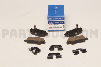58302D3A00 PAD KIT-REAR DISC BRAKE