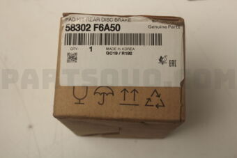 58302F6A50 PAD KIT-REAR DISC BRAKE