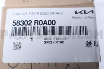58302R0A00 PAD KIT-REAR DISC BR