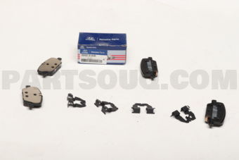 58302S1A30 PAD KIT-REAR DISC BRAKE