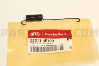 583114F100 SPRING-SHOE RETURN UPR