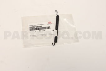 58311G6000 SPRING-SHOE RETURN,UPR LH