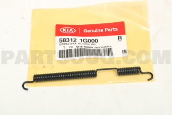 583121G000 SPRING-SHOE RETURN LWR