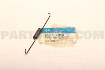 5831228000 SPRING-SHOE RETURN LWR