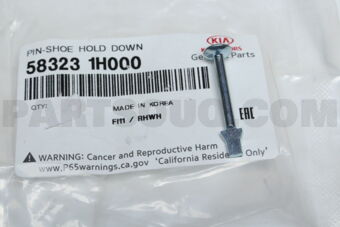 583231H000 PIN-SHOE HOLD DOWN