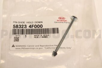 583234F000 PIN-SHOE HOLD DOWN