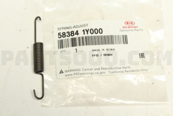 583841Y000 SPRING-ADJUST