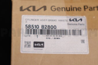 58510B2800 CYLINDER ASSY-BRAKE MASTER