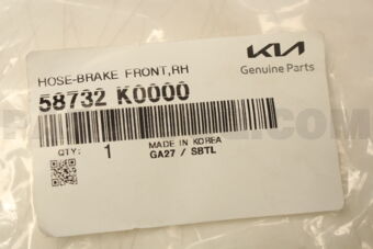 58732K0000 HOSE-BRAKE FRONT,RH