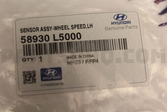 58930L5000 SENSOR ASSY-WHEEL SPEED,LH