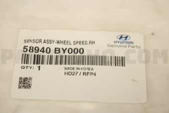 58940BY000 SENSOR ASSY-WHEEL SPEED,RH