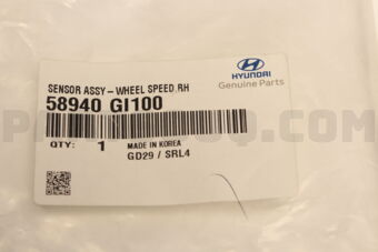 58940GI100 SENSOR ASSY-WHEEL SPEED,RH