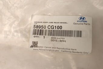 58950CG100 SENSOR ASSY-ABS REAR WHEEL,LH