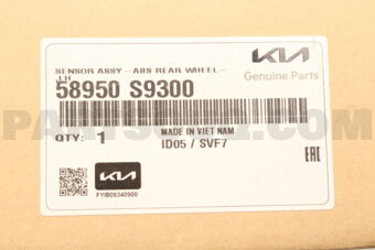 58950S9300 SENSOR ASSY-ABS REAR