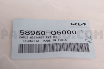 58960Q6000 CABLE ASSY-ABS.EXT,RH