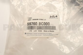 59760BC000 CABLEASSY-PARKINGB