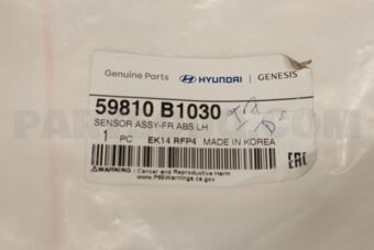 59810B1030 SENSOR ASSY-FR ABS.LH