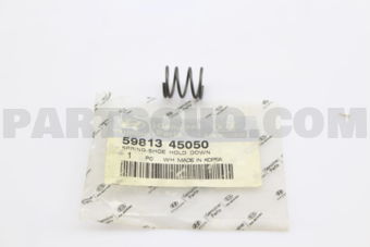 5981345050 SPRING-SHOE HOLD DOWN