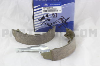 598225HA20 SHOE & LINING KIT-PARKING BRAK