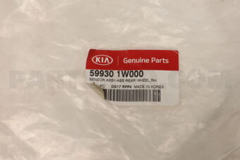 599301W000 SENSOR ASSY-ABS RR W