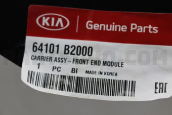 64101B2000 CARRIER ASSY-FRONT END MODULE