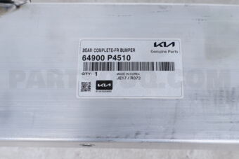 64900P4510 BEAM COMPLETE-FR BUMPER